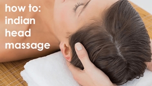 Indian head self-massage