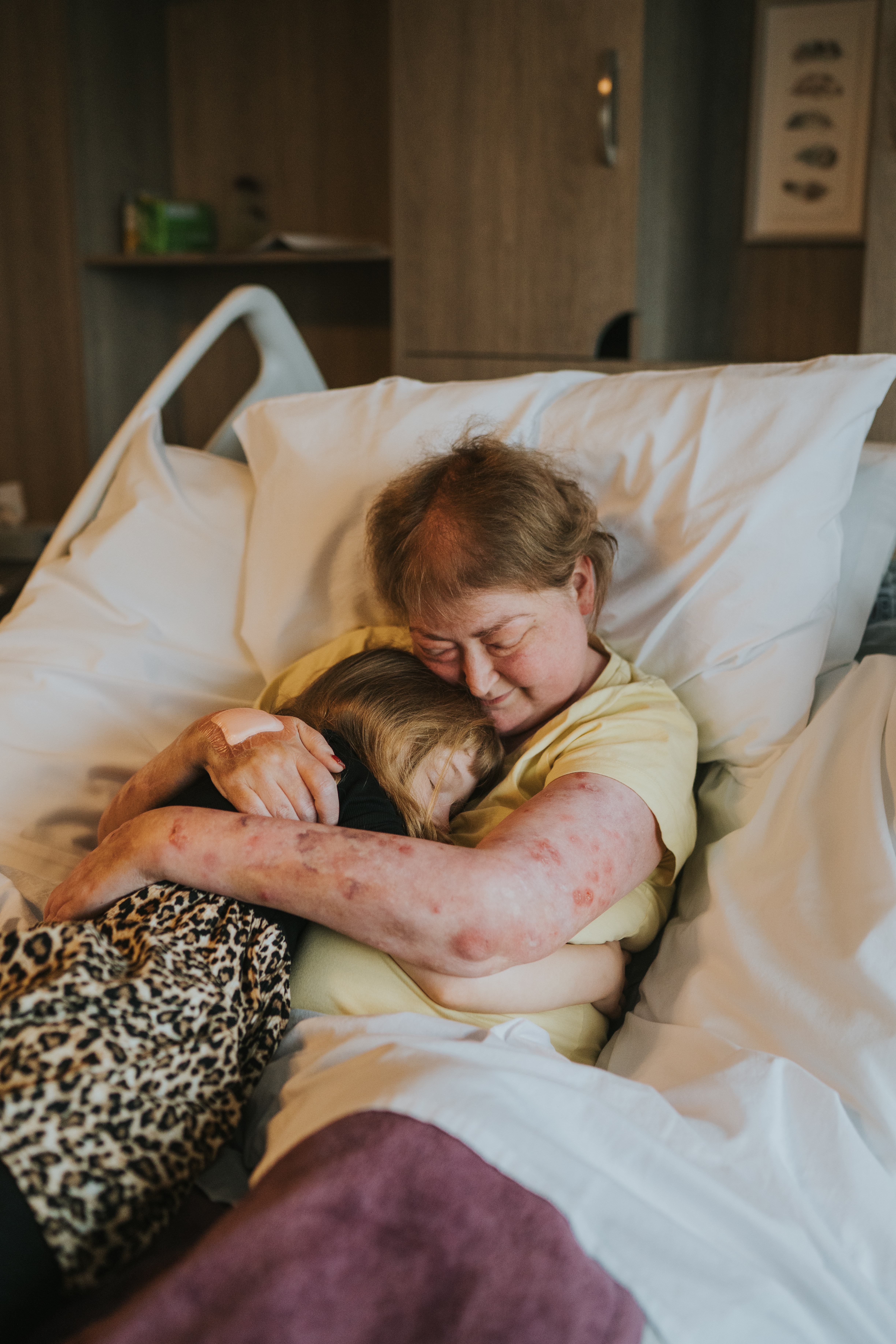 Sarah And Grace Using The Cuddle Bed