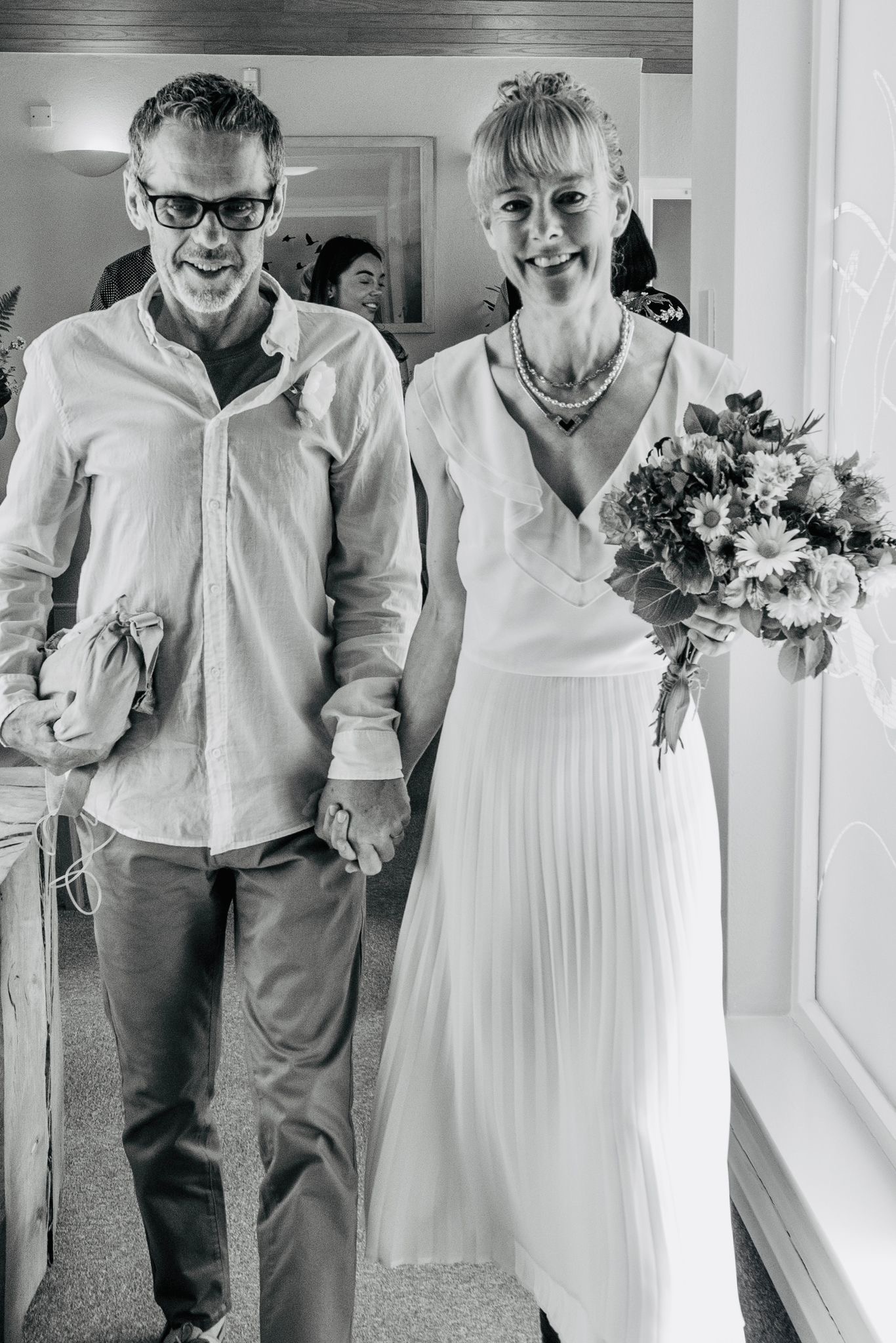 Sean And Sarah On Their Wedding Day