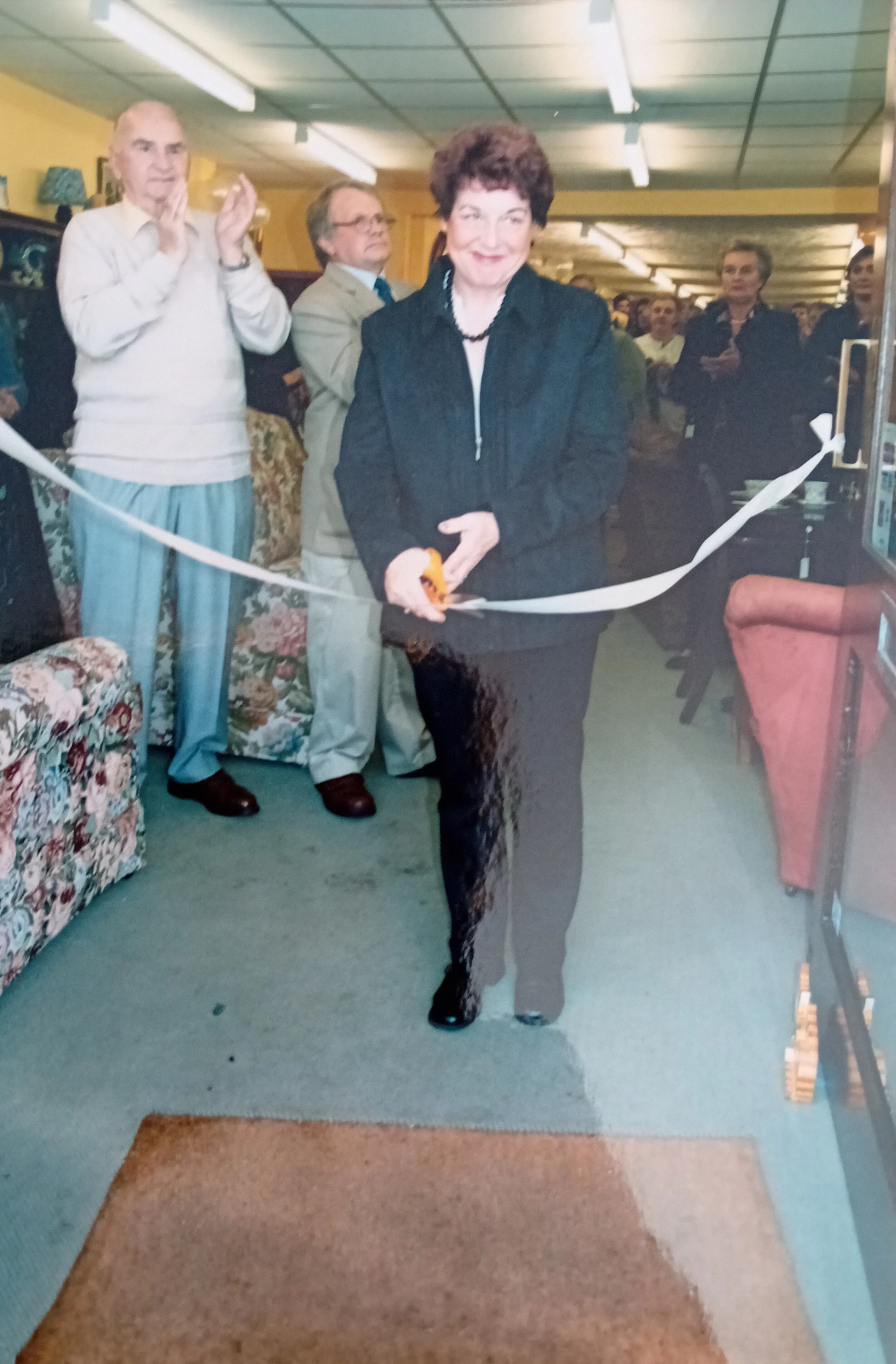 Pauine Opening New Holsworthy Hospice Shop Early Noughties