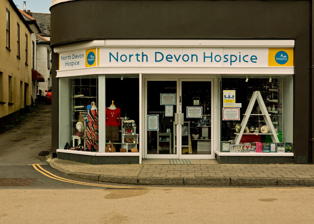 External photo of North Devon Hospice Shop in South Molton